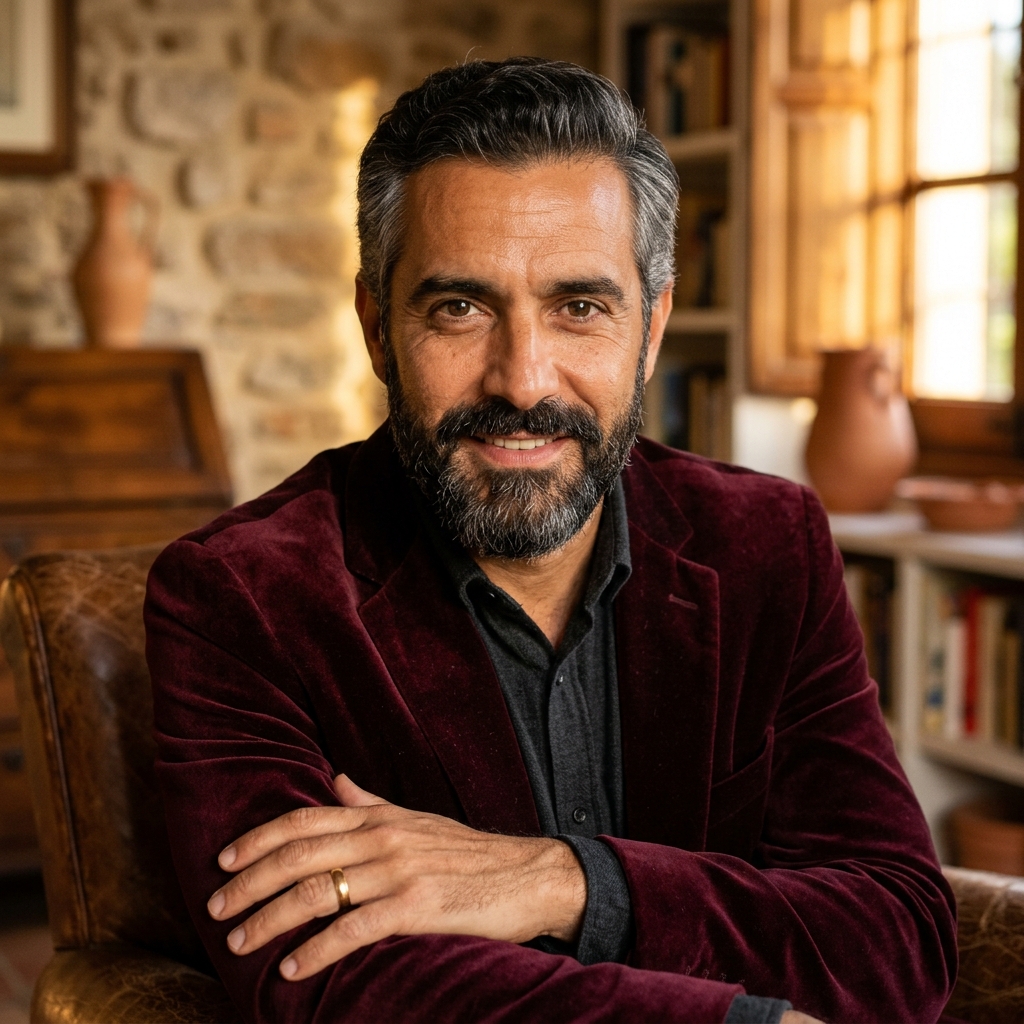 Portrait du médium Diego Valbuena
