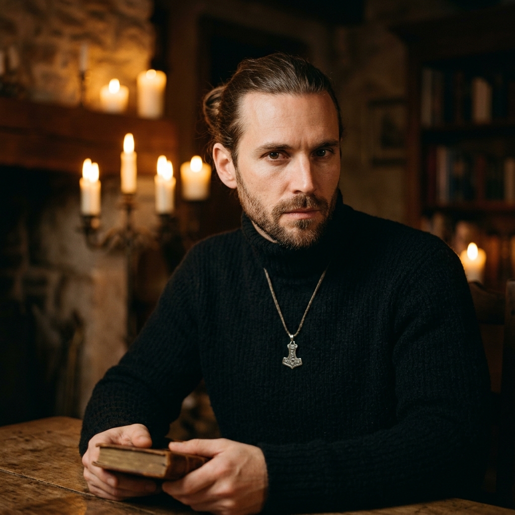 Portrait du médium Hadrien Marquet