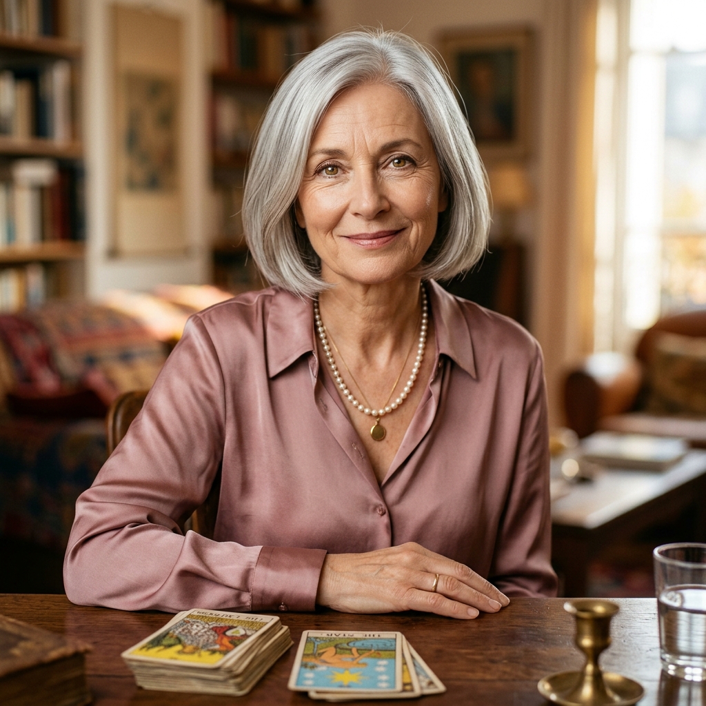 Portrait du médium Mireille Sanvert
