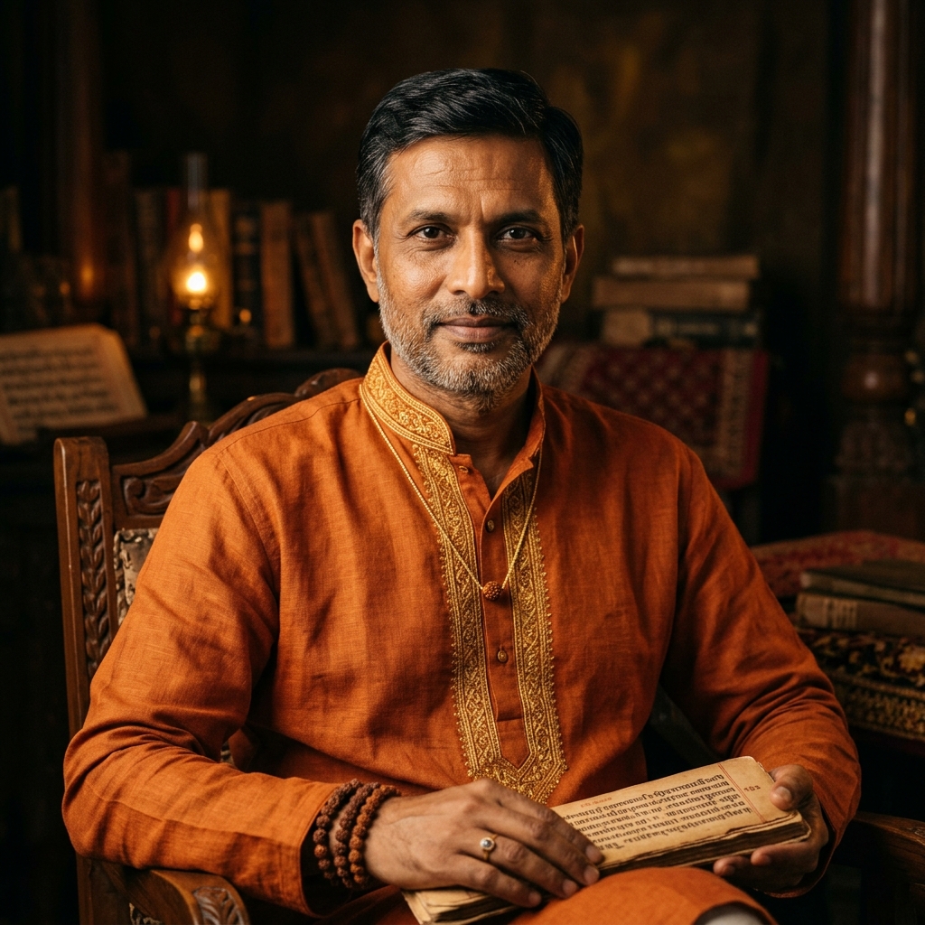 Portrait du médium Ravi Sundaram
