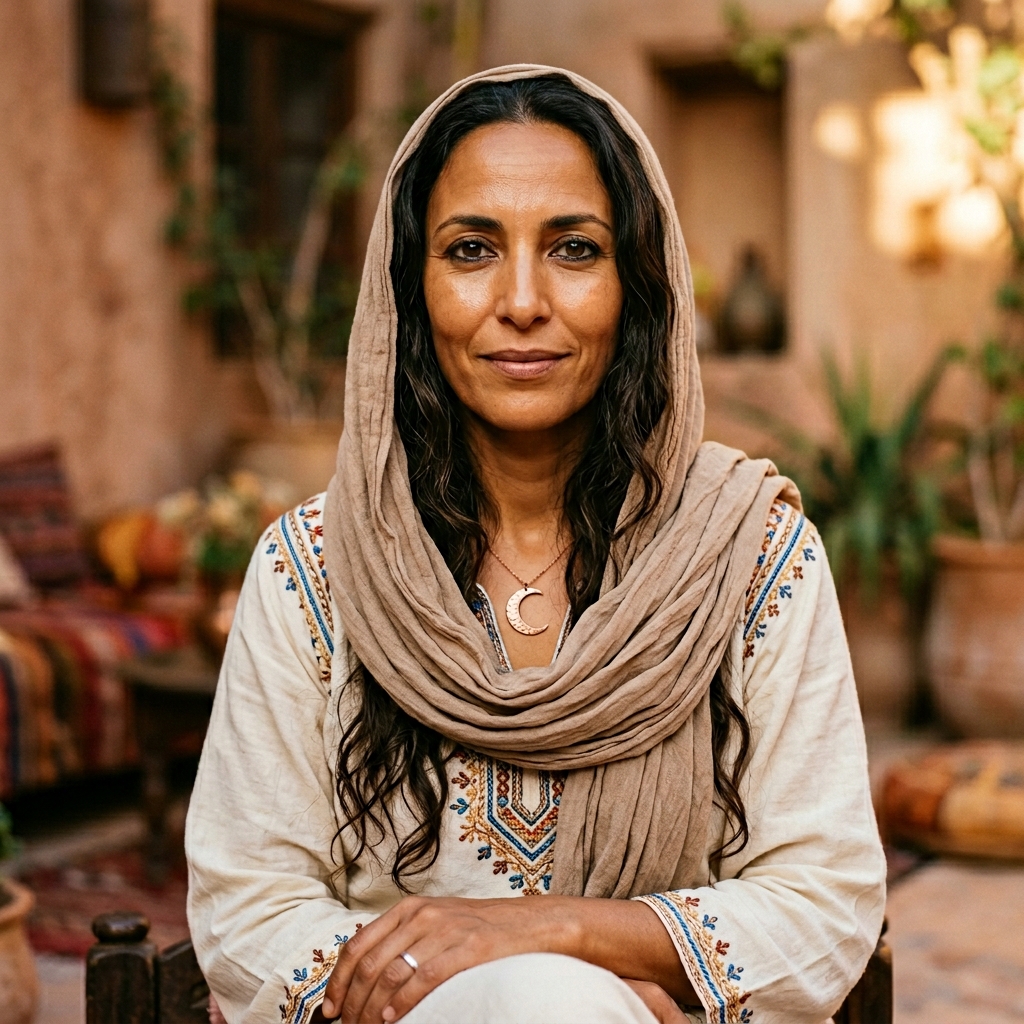 Portrait du médium Soraya Belkacem
