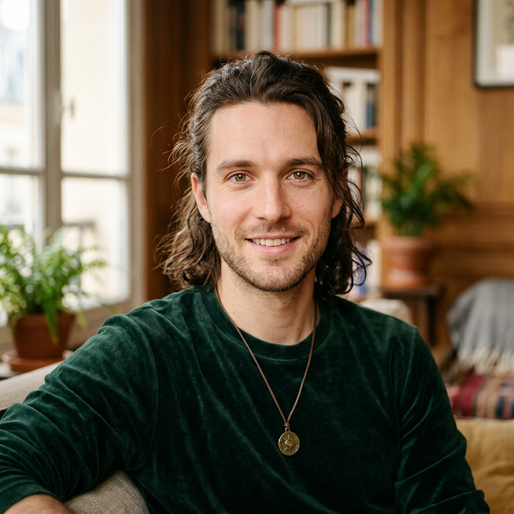 Portrait du médium Tom Vergne